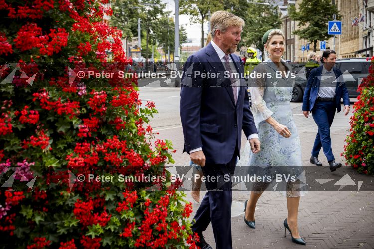 DEN HAAG 30 juni 2026 Koning Willem-Alexander, Koningin Maxima en Prinses Amalia is aanwezig bij de buitengewone vergadering van de Raad van State ter gelegenheid van het afscheid van de heer Thom de Graaf als vice-president.