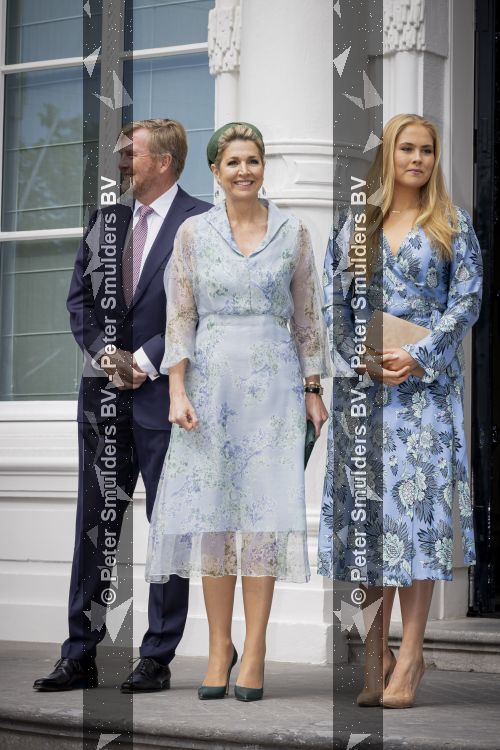 DEN HAAG 30 juni 2026 Koning Willem-Alexander, Koningin Maxima en Prinses Amalia is aanwezig bij de buitengewone vergadering van de Raad van State ter gelegenheid van het afscheid van de heer Thom de Graaf als vice-president.