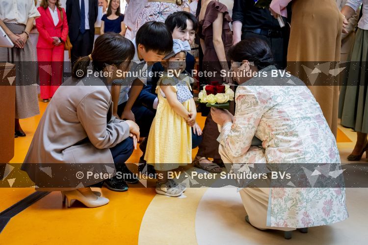 Utrecht, 19 Juni 2026 Keizer Nahurito, keizerin Masako van Japan en Koning Willem-Alexander en Koningin Maxima bezoeken het Prinses Maxima centrum voor kinder oncologie tijdens de derde dag van het Japanse staatsbezoek aan Nederland. 