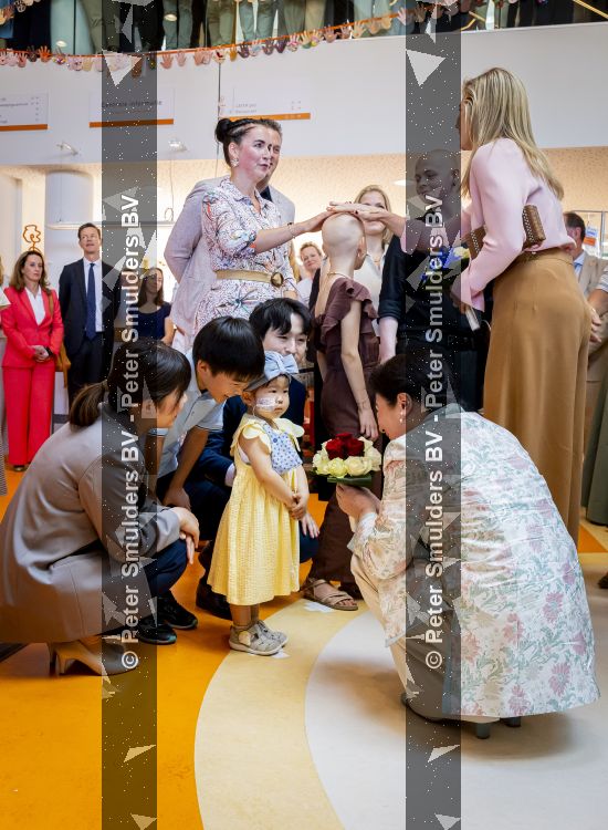 Utrecht, 19 Juni 2026 Keizer Nahurito, keizerin Masako van Japan en Koning Willem-Alexander en Koningin Maxima bezoeken het Prinses Maxima centrum voor kinder oncologie tijdens de derde dag van het Japanse staatsbezoek aan Nederland. 