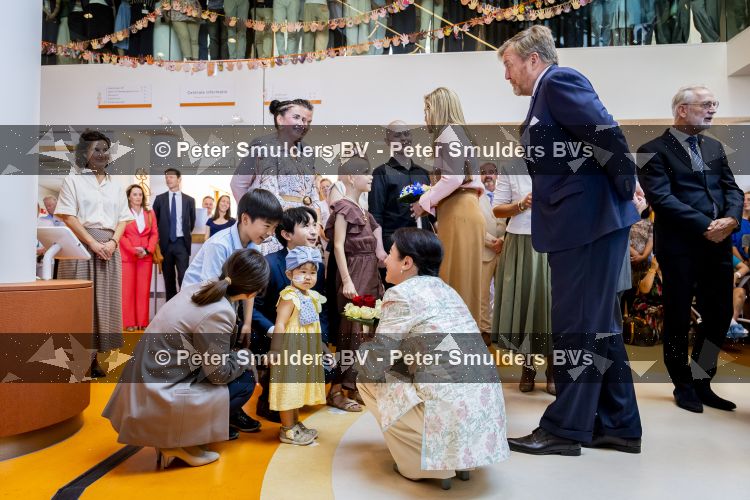Utrecht, 19 Juni 2026 Keizer Nahurito, keizerin Masako van Japan en Koning Willem-Alexander en Koningin Maxima bezoeken het Prinses Maxima centrum voor kinder oncologie tijdens de derde dag van het Japanse staatsbezoek aan Nederland. 