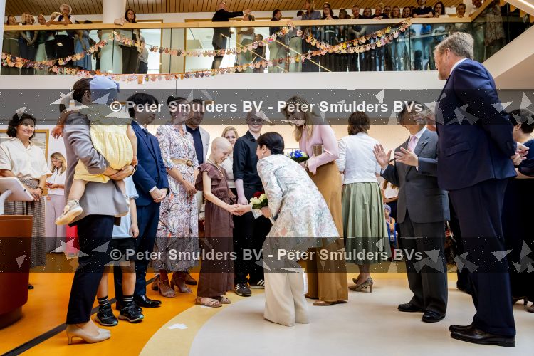 Utrecht, 19 Juni 2026 Keizer Nahurito, keizerin Masako van Japan en Koning Willem-Alexander en Koningin Maxima bezoeken het Prinses Maxima centrum voor kinder oncologie tijdens de derde dag van het Japanse staatsbezoek aan Nederland. 