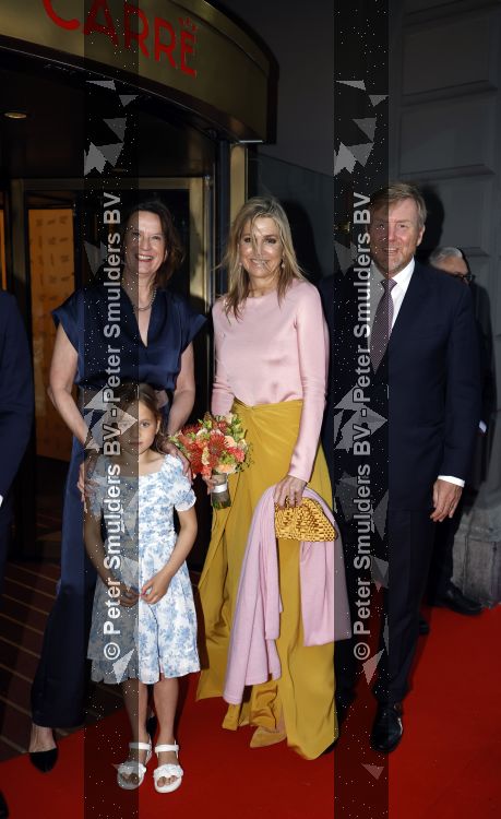 Amsterdam 3 juni 2026
Koning Willem Alexander en Koningin Maxima arriveren bij Carre  voor het Holland festival . Arthur v Dijk ontvangt ze .
