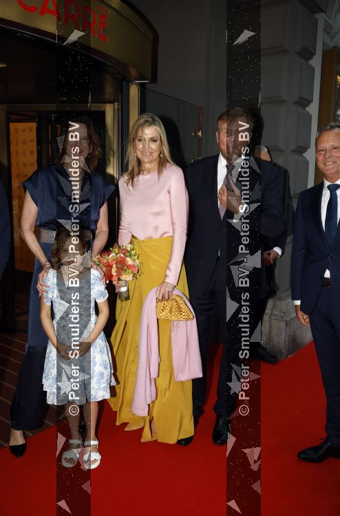 Amsterdam 3 juni 2026
Koning Willem Alexander en Koningin Maxima arriveren bij Carre  voor het Holland festival . Arthur v Dijk ontvangt ze .