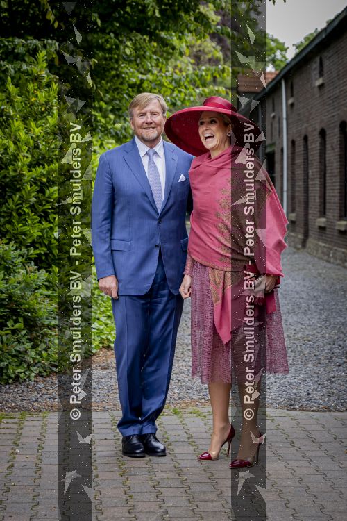 ROERMOND 19 mei 2026 Koning Willem Alexander en Koningin Maxima brengen een streekbezoek aan de gemeenten Maasgouw, Echt-Susteren, Roerdalen en Roermond. Tijdens het streekbezoek bezoekt het paar de schutterij in Wessem, Abdij Lilbosch in Echt, het smalste stukje Nederland in Illikhoven en Roermond, 19 Mei 2026. 