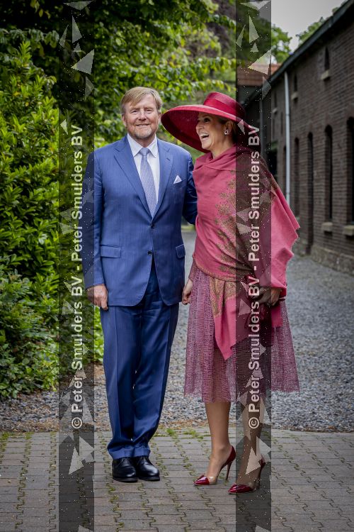 ROERMOND 19 mei 2026 Koning Willem Alexander en Koningin Maxima brengen een streekbezoek aan de gemeenten Maasgouw, Echt-Susteren, Roerdalen en Roermond. Tijdens het streekbezoek bezoekt het paar de schutterij in Wessem, Abdij Lilbosch in Echt, het smalste stukje Nederland in Illikhoven en Roermond, 19 Mei 2026. 