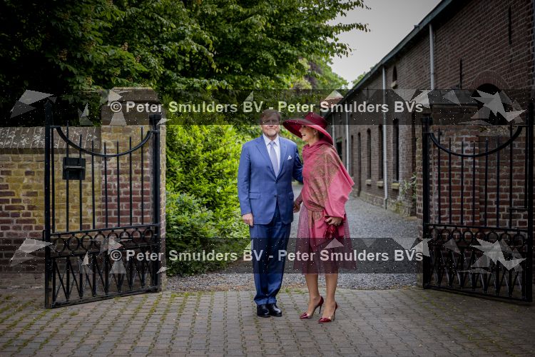 ROERMOND 19 mei 2026 Koning Willem Alexander en Koningin Maxima brengen een streekbezoek aan de gemeenten Maasgouw, Echt-Susteren, Roerdalen en Roermond. Tijdens het streekbezoek bezoekt het paar de schutterij in Wessem, Abdij Lilbosch in Echt, het smalste stukje Nederland in Illikhoven en Roermond, 19 Mei 2026. 