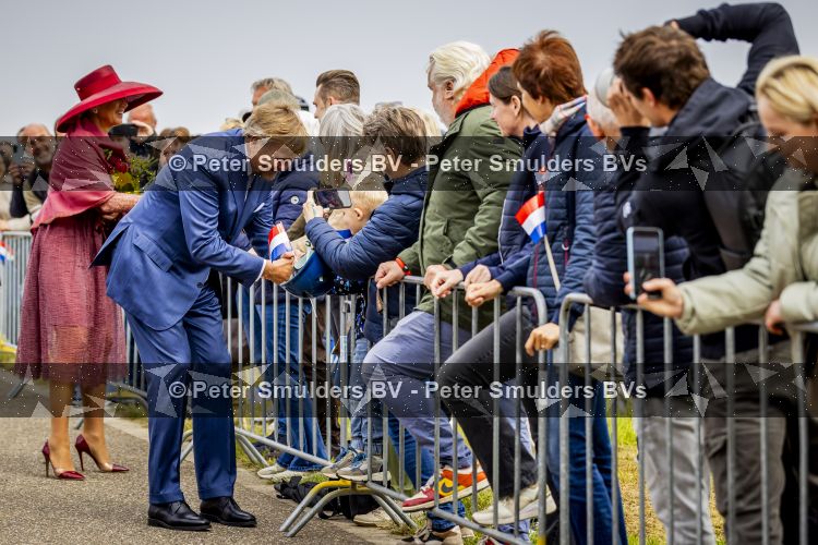 ROERMOND 19 mei 2026 Koning Willem Alexander en Koningin Maxima brengen een streekbezoek aan de gemeenten Maasgouw, Echt-Susteren, Roerdalen en Roermond. Tijdens het streekbezoek bezoekt het paar de schutterij in Wessem, Abdij Lilbosch in Echt, het smalste stukje Nederland in Illikhoven en Roermond, 19 Mei 2026. 