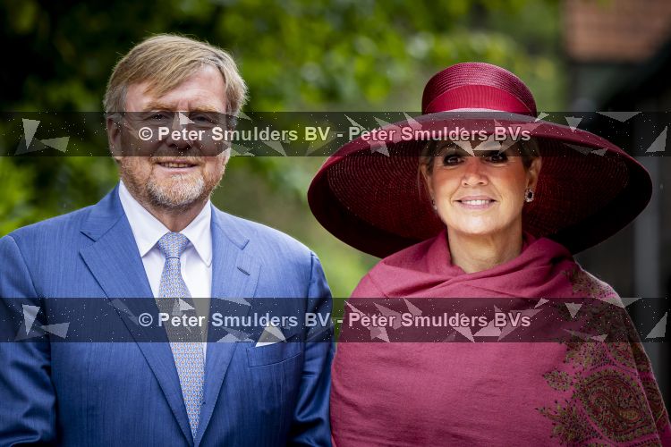 ROERMOND 19 mei 2026 Koning Willem Alexander en Koningin Maxima brengen een streekbezoek aan de gemeenten Maasgouw, Echt-Susteren, Roerdalen en Roermond. Tijdens het streekbezoek bezoekt het paar de schutterij in Wessem, Abdij Lilbosch in Echt, het smalste stukje Nederland in Illikhoven en Roermond, 19 Mei 2026. 