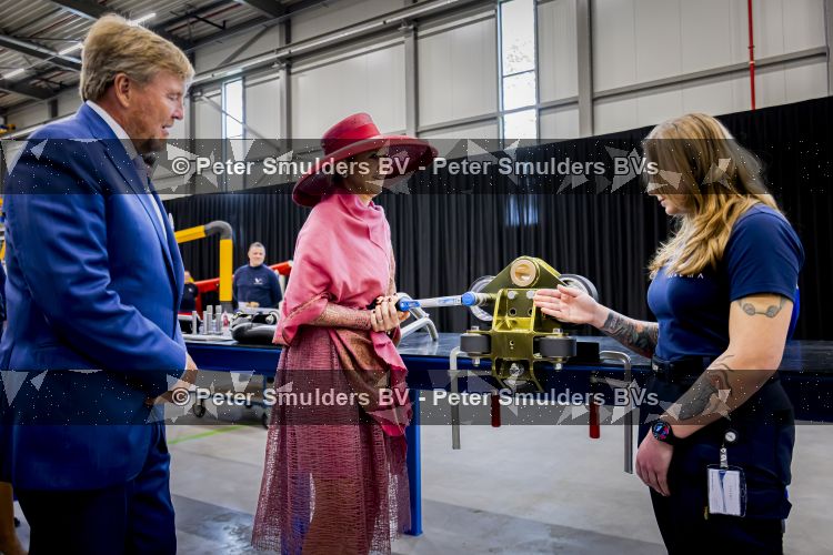 ROERMOND 19 mei 2026 Koning Willem Alexander en Koningin Maxima brengen een streekbezoek aan de gemeenten Maasgouw, Echt-Susteren, Roerdalen en Roermond. Tijdens het streekbezoek bezoekt het paar de schutterij in Wessem, Abdij Lilbosch in Echt, het smalste stukje Nederland in Illikhoven en Roermond, 19 Mei 2026. 