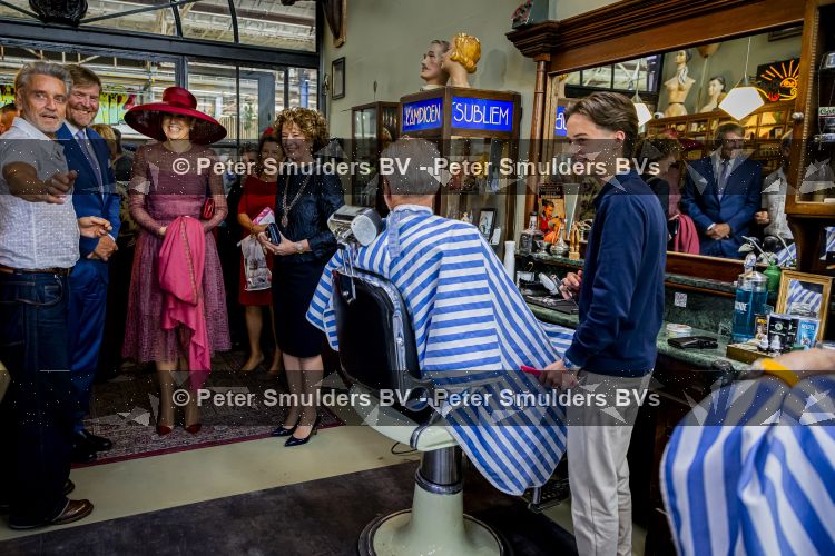 ROERMOND 19 mei 2026 Koning Willem Alexander en Koningin Maxima brengen een streekbezoek aan de gemeenten Maasgouw, Echt-Susteren, Roerdalen en Roermond. Tijdens het streekbezoek bezoekt het paar de schutterij in Wessem, Abdij Lilbosch in Echt, het smalste stukje Nederland in Illikhoven en Roermond, 19 Mei 2026. 