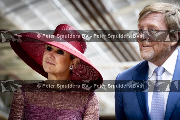 ROERMOND 19 mei 2026 Koning Willem Alexander en Koningin Maxima brengen een streekbezoek aan de gemeenten Maasgouw, Echt-Susteren, Roerdalen en Roermond. Tijdens het streekbezoek bezoekt het paar de schutterij in Wessem, Abdij Lilbosch in Echt, het smalste stukje Nederland in Illikhoven en Roermond, 19 Mei 2026. 
