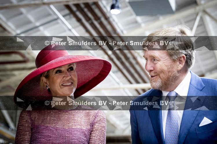 ROERMOND 19 mei 2026 Koning Willem Alexander en Koningin Maxima brengen een streekbezoek aan de gemeenten Maasgouw, Echt-Susteren, Roerdalen en Roermond. Tijdens het streekbezoek bezoekt het paar de schutterij in Wessem, Abdij Lilbosch in Echt, het smalste stukje Nederland in Illikhoven en Roermond, 19 Mei 2026. 