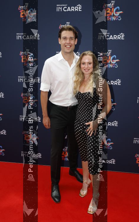 Amsterdam 28 juni 2026
Premiere the little big things in Carre . Mylene Waalewijn met vriend Sven Donker 