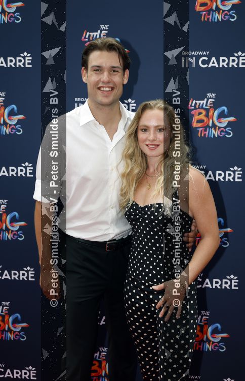 Amsterdam 28 juni 2026
Premiere the little big things in Carre . Mylene Waalewijn met vriend Sven Donker 