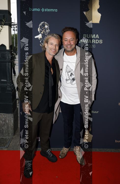 Amsterdam 8 juni 2026
Buma awards in de schouwburg van Amsterdam . Niels Geusebroek en  Robin Zijlstra