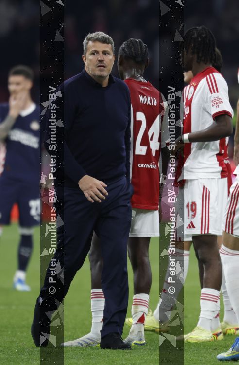 Amsterdam, 2 Mei 2026
Kompetitiewedstrijd AJAX-PSV, eindstand 2-2
Oscar Garcia