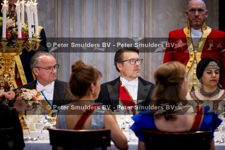 Amsterdam 9 juni 2026
Op uitnodiging van Zijne Majesteit de Koning - Koning Willem Alexander en Koningin Maxima brengt de bondspresident van Duitsland, Frank-Walter Steinmeier, een staatsbezoek aan Nederland. Hij wordt hierbij vergezeld door zijn echtgenote Elke BÃ¼denbender. Prins Constantijn bij staatsbanket