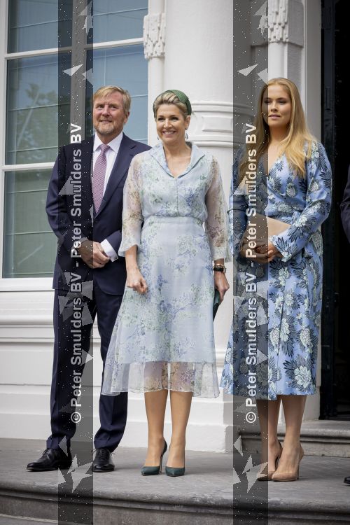 DEN HAAG 30 juni 2026 Koning Willem-Alexander, Koningin Maxima en Prinses Amalia is aanwezig bij de buitengewone vergadering van de Raad van State ter gelegenheid van het afscheid van de heer Thom de Graaf als vice-president.