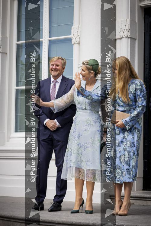 DEN HAAG 30 juni 2026 Koning Willem-Alexander, Koningin Maxima en Prinses Amalia is aanwezig bij de buitengewone vergadering van de Raad van State ter gelegenheid van het afscheid van de heer Thom de Graaf als vice-president.