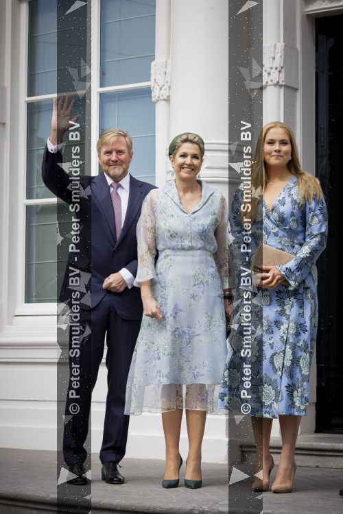 DEN HAAG 30 juni 2026 Koning Willem-Alexander, Koningin Maxima en Prinses Amalia is aanwezig bij de buitengewone vergadering van de Raad van State ter gelegenheid van het afscheid van de heer Thom de Graaf als vice-president.