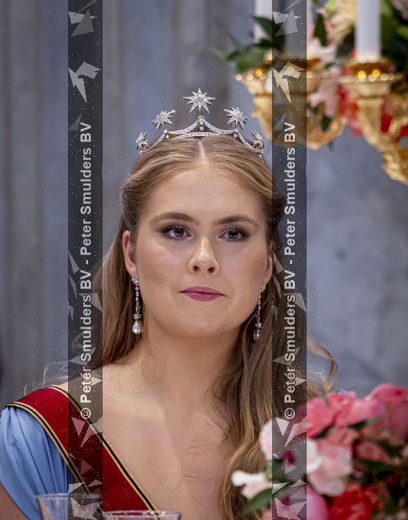 Amsterdam 9 juni 2026
Op uitnodiging van Zijne Majesteit de Koning - Koning Willem Alexander en Koningin Maxima brengt de bondspresident van Duitsland, Frank-Walter Steinmeier, een staatsbezoek aan Nederland. Hij wordt hierbij vergezeld door zijn echtgenote Elke BÃ¼denbender. Prinses Amalia was er s avonds bij het staatsbanket ook bij . Ze droeg het diadeem wat haar moeder tijdens trouwerij droeg.