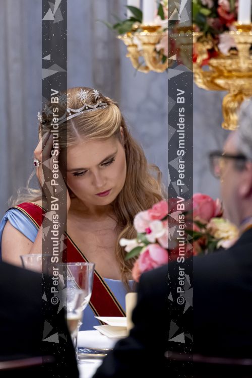 Amsterdam 9 juni 2026
Op uitnodiging van Zijne Majesteit de Koning - Koning Willem Alexander en Koningin Maxima brengt de bondspresident van Duitsland, Frank-Walter Steinmeier, een staatsbezoek aan Nederland. Hij wordt hierbij vergezeld door zijn echtgenote Elke BÃ¼denbender. Prinses Amalia was er s avonds bij het staatsbanket ook bij . Ze droeg het diadeem wat haar moeder tijdens trouwerij droeg.