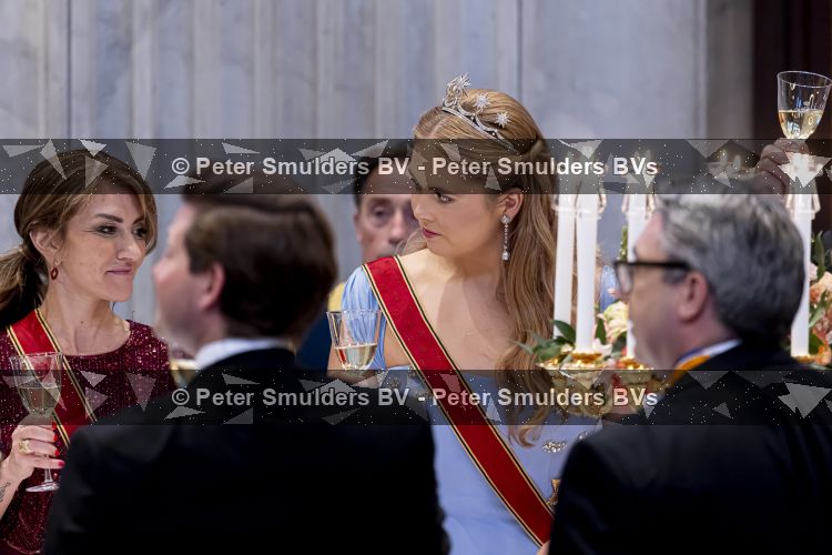 Amsterdam 9 juni 2026
Op uitnodiging van Zijne Majesteit de Koning - Koning Willem Alexander en Koningin Maxima brengt de bondspresident van Duitsland, Frank-Walter Steinmeier, een staatsbezoek aan Nederland. Hij wordt hierbij vergezeld door zijn echtgenote Elke BÃ¼denbender. Prinses Amalia was er s avonds bij het staatsbanket ook bij . Ze droeg het diadeem wat haar moeder tijdens trouwerij droeg.
