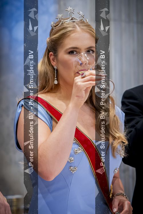 Amsterdam 9 juni 2026
Op uitnodiging van Zijne Majesteit de Koning - Koning Willem Alexander en Koningin Maxima brengt de bondspresident van Duitsland, Frank-Walter Steinmeier, een staatsbezoek aan Nederland. Hij wordt hierbij vergezeld door zijn echtgenote Elke BÃ¼denbender. Prinses Amalia was er s avonds bij het staatsbanket ook bij . Ze droeg het diadeem wat haar moeder tijdens trouwerij droeg.