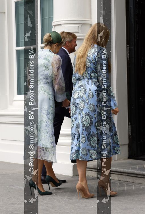 Den Haag 30 juni 2026
Koning Willem Alexander Koningin Maxima en prinses Amalia bij afscheid van Thom de Graaf in raad v State .