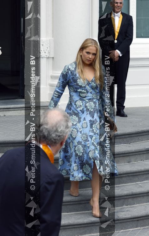 Den Haag 30 juni 2026
Koning Willem Alexander Koningin Maxima en prinses Amalia bij afscheid van Thom de Graaf in raad v State .