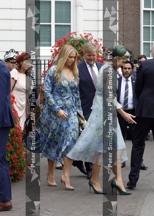 Den Haag 30 juni 2026
Koning Willem Alexander Koningin Maxima en prinses Amalia bij afscheid van Thom de Graaf in raad v State .