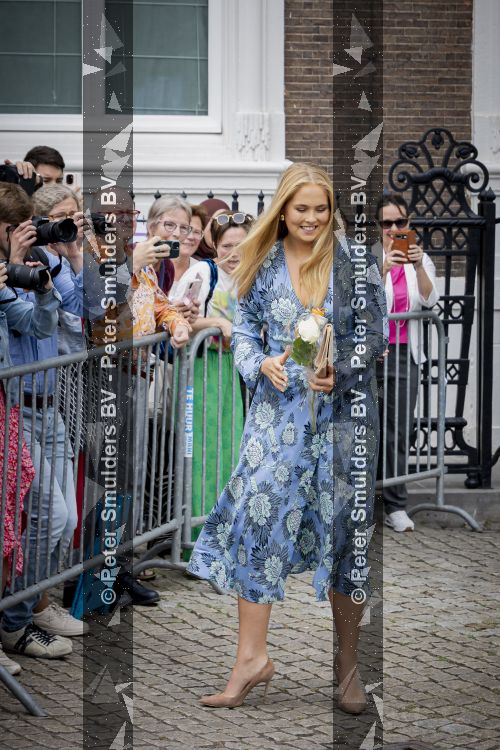DEN HAAG 30 juni 2026 Koning Willem-Alexander, Koningin Maxima en Prinses Amalia is aanwezig bij de buitengewone vergadering van de Raad van State ter gelegenheid van het afscheid van de heer Thom de Graaf als vice-president.