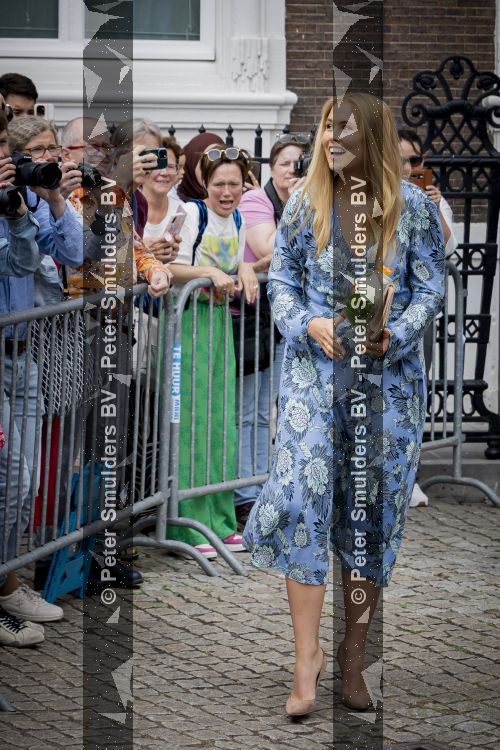 DEN HAAG 30 juni 2026 Koning Willem-Alexander, Koningin Maxima en Prinses Amalia is aanwezig bij de buitengewone vergadering van de Raad van State ter gelegenheid van het afscheid van de heer Thom de Graaf als vice-president.
