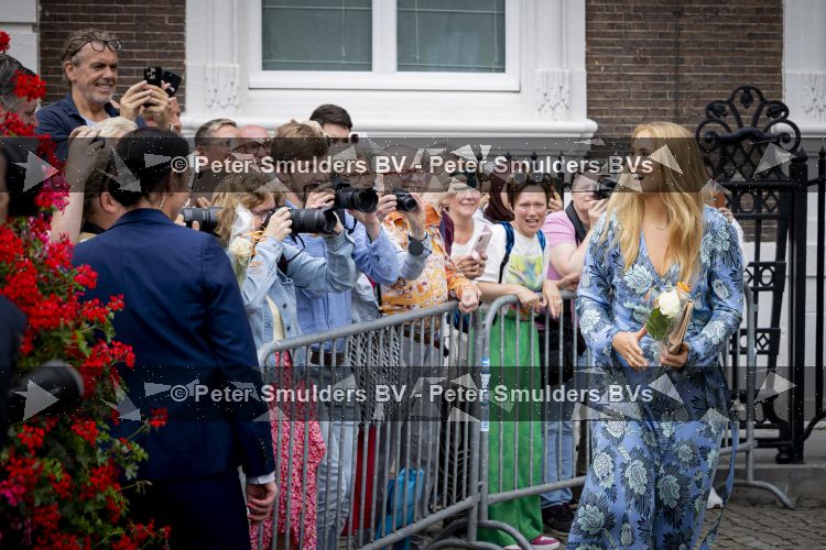 DEN HAAG 30 juni 2026 Koning Willem-Alexander, Koningin Maxima en Prinses Amalia is aanwezig bij de buitengewone vergadering van de Raad van State ter gelegenheid van het afscheid van de heer Thom de Graaf als vice-president.