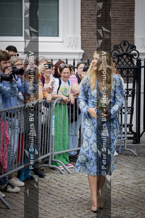 DEN HAAG 30 juni 2026 Koning Willem-Alexander, Koningin Maxima en Prinses Amalia is aanwezig bij de buitengewone vergadering van de Raad van State ter gelegenheid van het afscheid van de heer Thom de Graaf als vice-president.