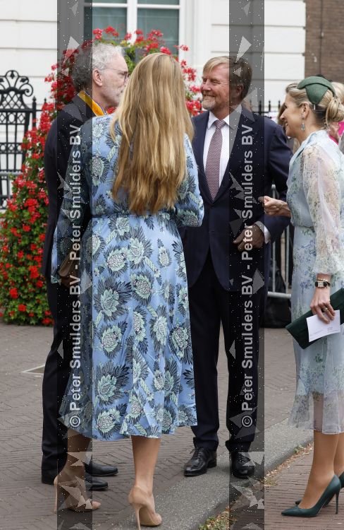 Den Haag 30 juni 2026
Koning Willem Alexander Koningin Maxima en prinses Amalia bij afscheid van Thom de Graaf in raad v State .