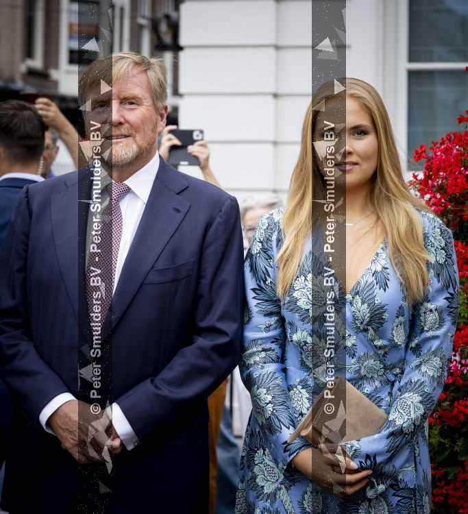 DEN HAAG 30 juni 2026 Koning Willem-Alexander, Koningin Maxima en Prinses Amalia is aanwezig bij de buitengewone vergadering van de Raad van State ter gelegenheid van het afscheid van de heer Thom de Graaf als vice-president.