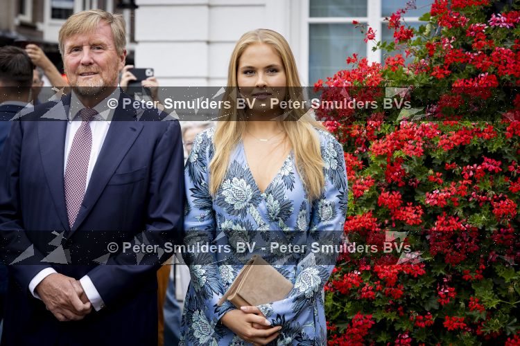 DEN HAAG 30 juni 2026 Koning Willem-Alexander, Koningin Maxima en Prinses Amalia is aanwezig bij de buitengewone vergadering van de Raad van State ter gelegenheid van het afscheid van de heer Thom de Graaf als vice-president.
