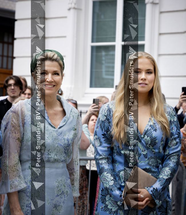 DEN HAAG 30 juni 2026 Koning Willem-Alexander, Koningin Maxima en Prinses Amalia is aanwezig bij de buitengewone vergadering van de Raad van State ter gelegenheid van het afscheid van de heer Thom de Graaf als vice-president.