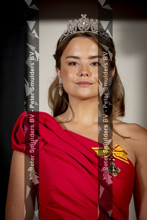 Amsterdam, 17 Juni 2026 Keizer Naruhito, keizerin Masako van Japan, Koning Willem Alexander Koningin Maxima Prinses Amalia en Prinses Ariane tijdens het staatsbanket in het Koninklijk Paleis Amsterdam. 

Naruhito brengt een driedaags staatsbezoek aan Nederland.

