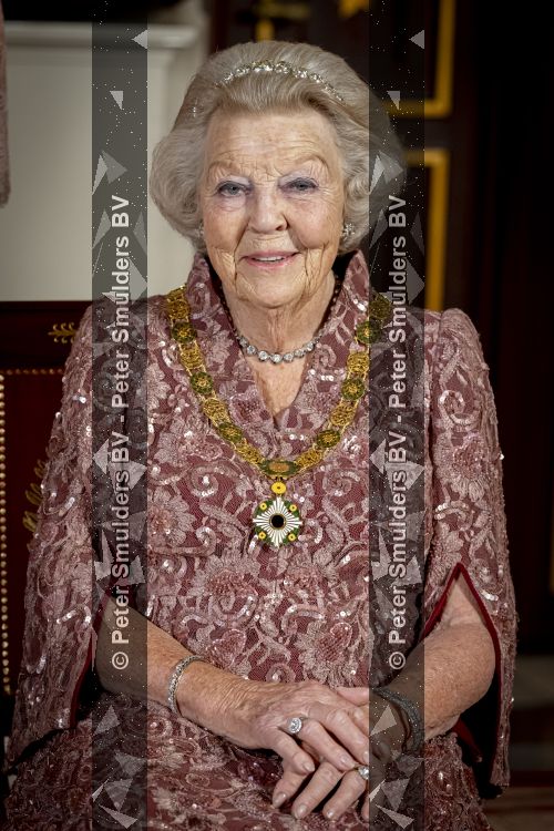 Amsterdam, 17 Juni 2026 Keizer Naruhito, keizerin Masako van Japan, Koning Willem Alexander Koningin Maxima Prinses Amalia en Prinses Ariane tijdens het staatsbanket in het Koninklijk Paleis Amsterdam. 

Naruhito brengt een driedaags staatsbezoek aan Nederland.

