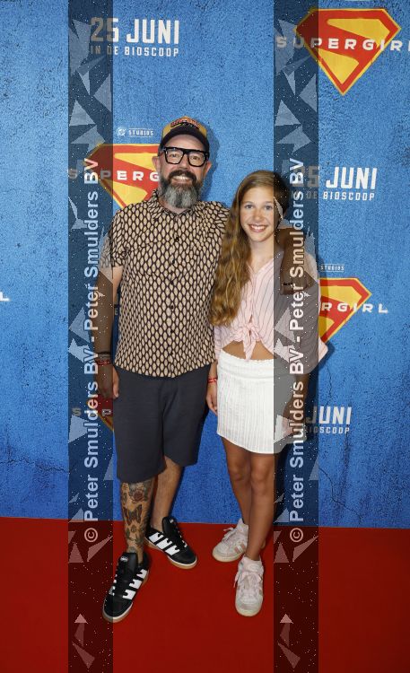 Amsterdam 23 juni 2026
Premiere Supergirl in Pathe Arena. ramon Brugman kwam met zijn dochter 