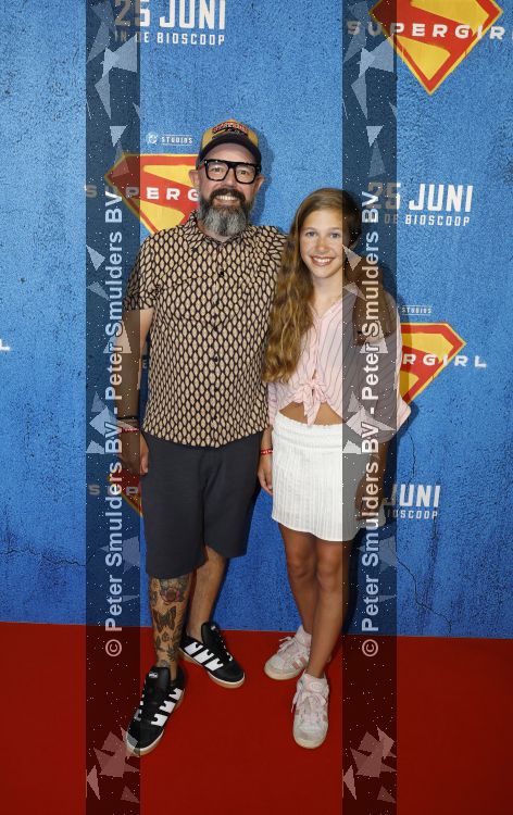 Amsterdam 23 juni 2026
Premiere Supergirl in Pathe Arena. ramon Brugman kwam met zijn dochter 