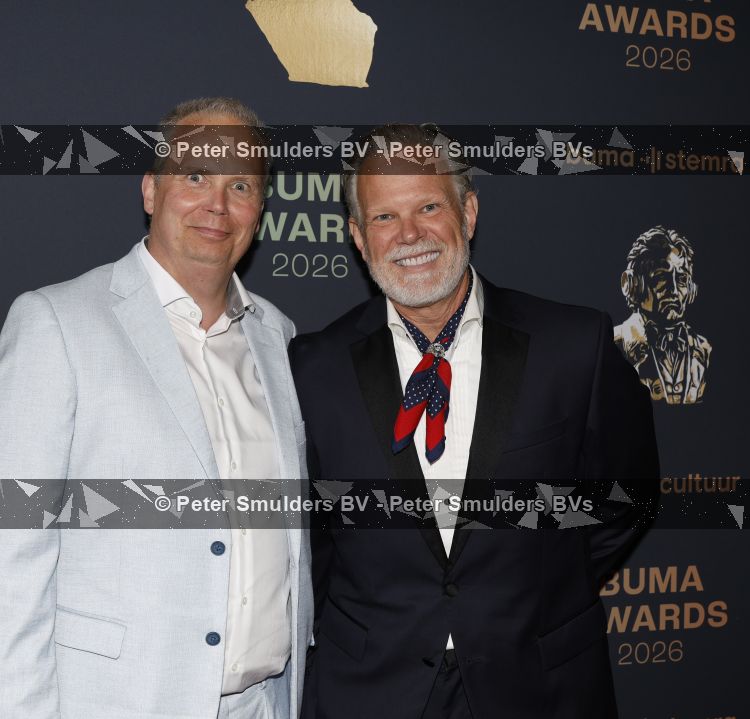 Amsterdam 8 juni 2026
Buma awards in de schouwburg van Amsterdam . Ricardo Klaverdijk met een kennis