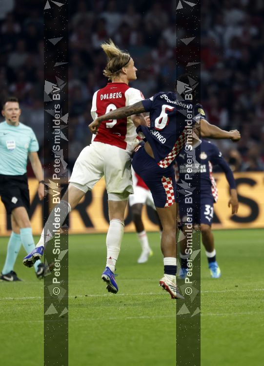 Amsterdam, 2 Mei 2026
Kompetitiewedstrijd AJAX-PSV, eindstand 2-2
Ryan Flamingo en Kasper Dolberg