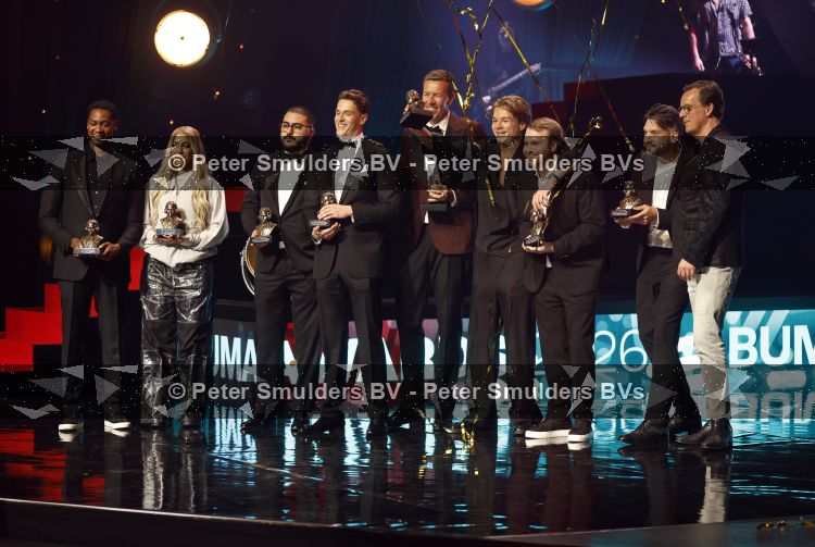 Amsterdam 8 juni 2026
Buma awards in de schouwburg van Amsterdam . Samuel Welten met zijn team 