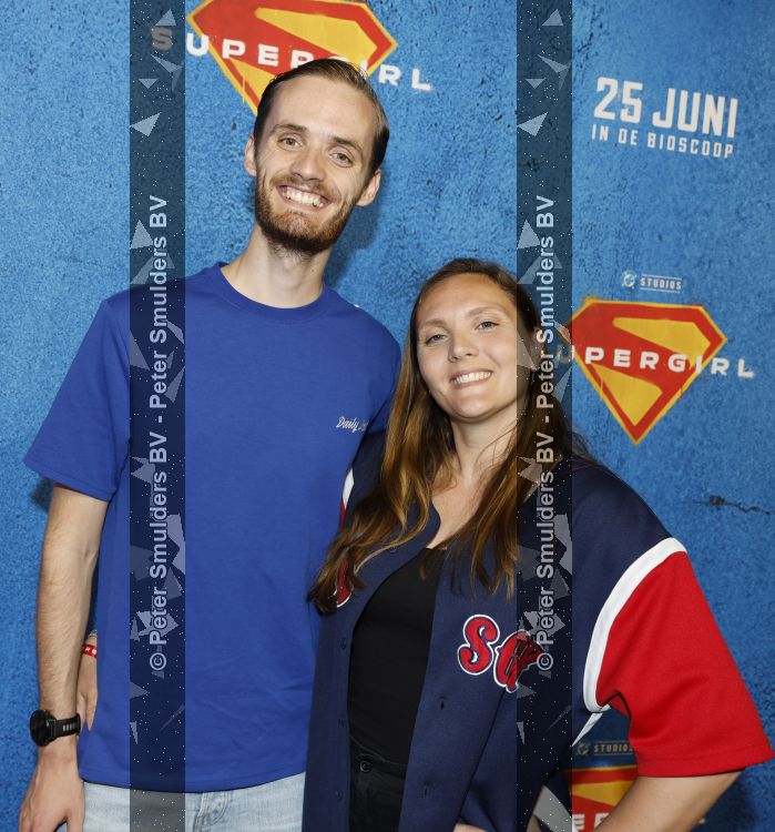 Amsterdam 23 juni 2026
Premiere Supergirl in Pathe Arena. Sanne v d Poel en Jan v d Bent