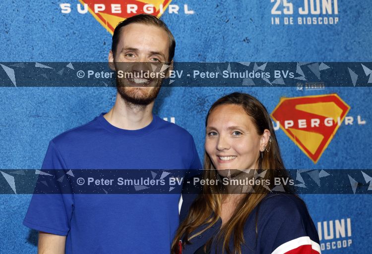 Amsterdam 23 juni 2026
Premiere Supergirl in Pathe Arena. Sanne v d Poel en Jan v d Bent