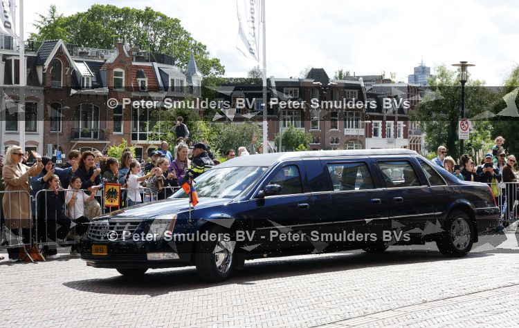Amsterdam 9 juni 2026
Op uitnodiging van Zijne Majesteit de Koning - Koning Willem Alexander en Koningin Maxima brengt de bondspresident van Duitsland, Frank-Walter Steinmeier, een staatsbezoek aan Nederland. Hij wordt hierbij vergezeld door zijn echtgenote Elke BÃ¼denbender.